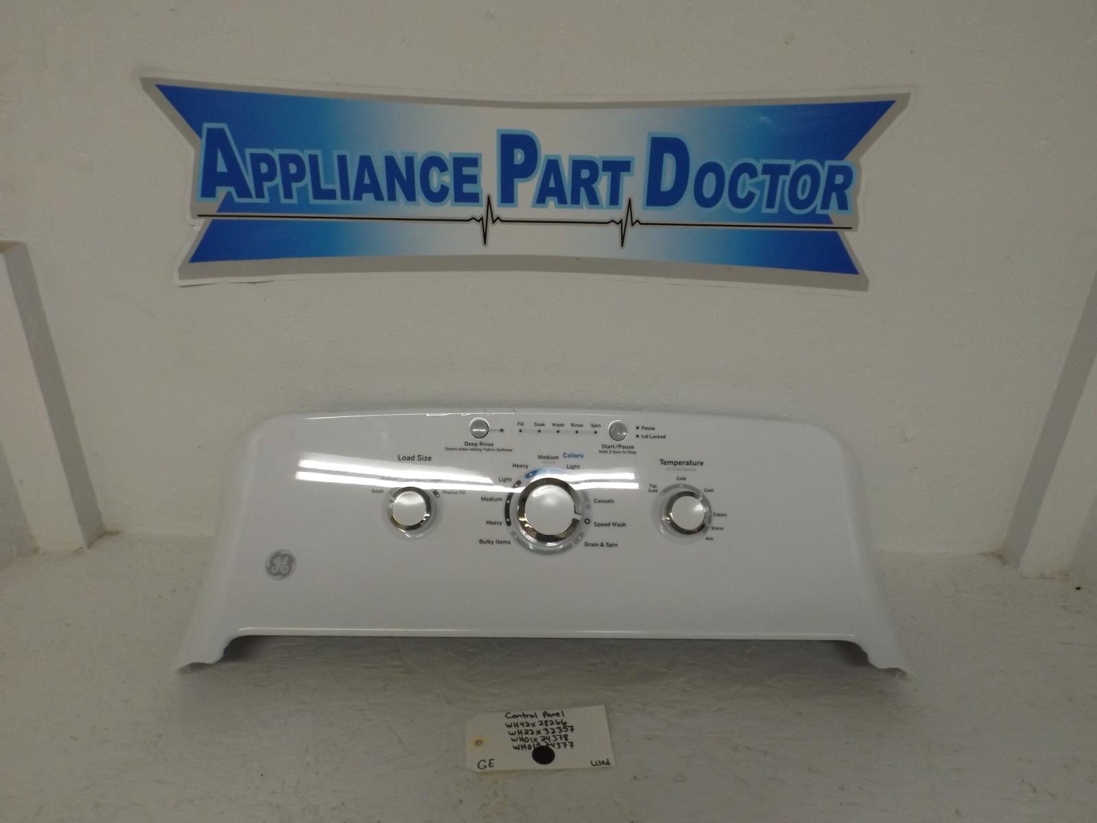 GE Washer WH42X28266 WH22X32357 WH01X24378 WH01X24377 Control Panel Used GE Washer WH42X28266 WH22X32357 WH01X24378 WH01X24377 Control Panel Used